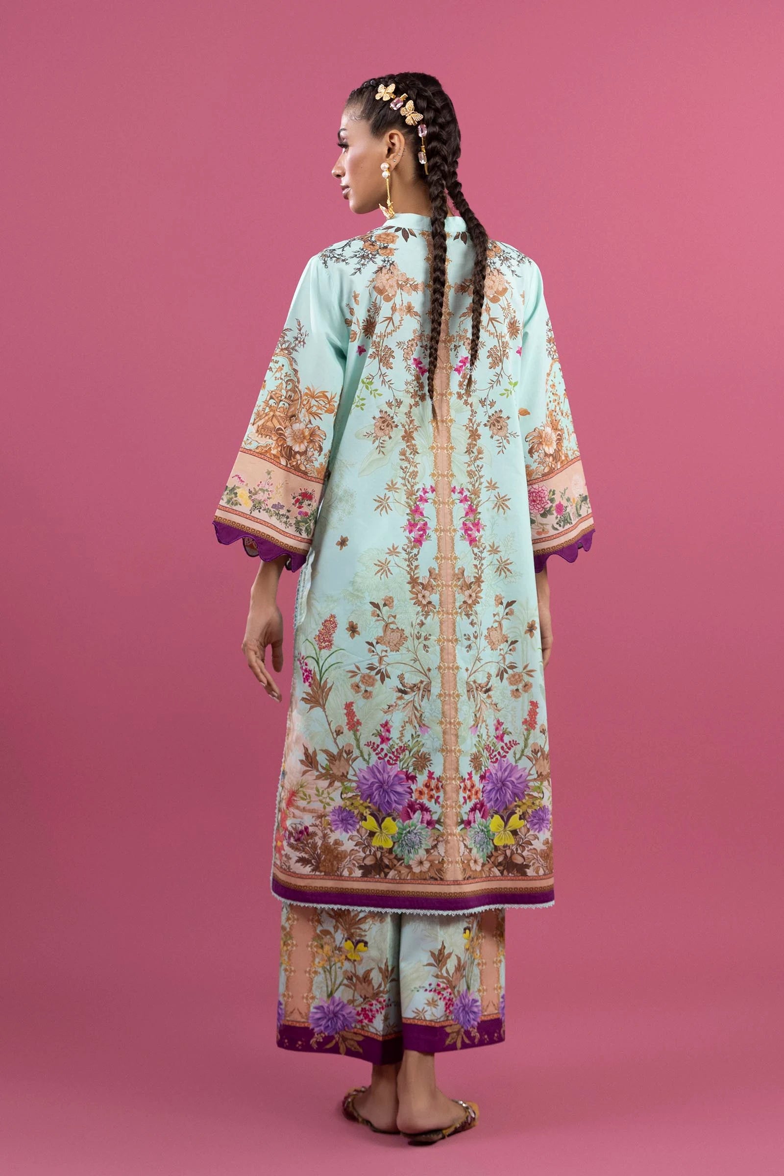 2 Piece Lawn Suit