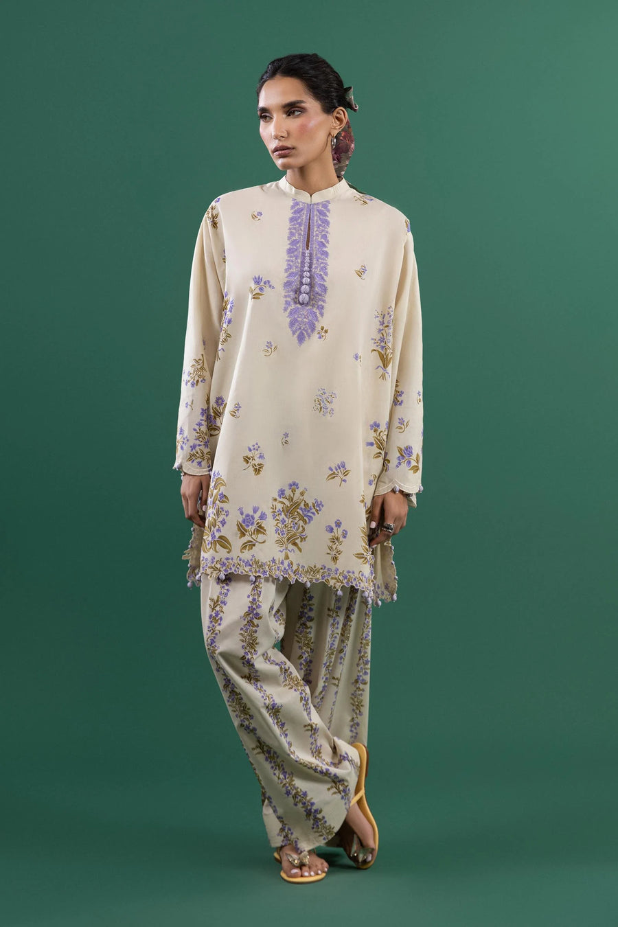 2 Piece Lawn Suit