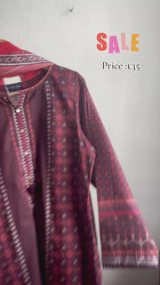 Sadabahar lawn 3 piece suit